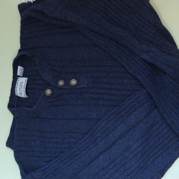 Men's Duplex Designs Large Navy Blue heavy weight sweater - Picture 7 of 7